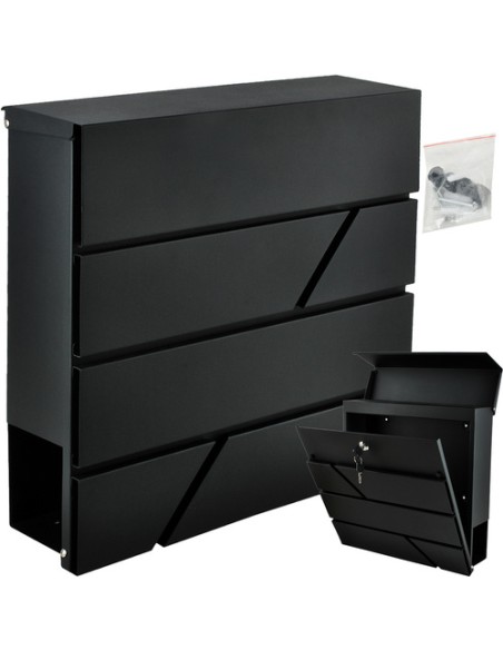 Pašto dėžutė S6238 – antracitinė