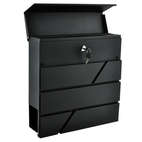 Pašto dėžutė S6238 – antracitinė