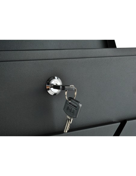 Pašto dėžutė S6238 – antracitinė