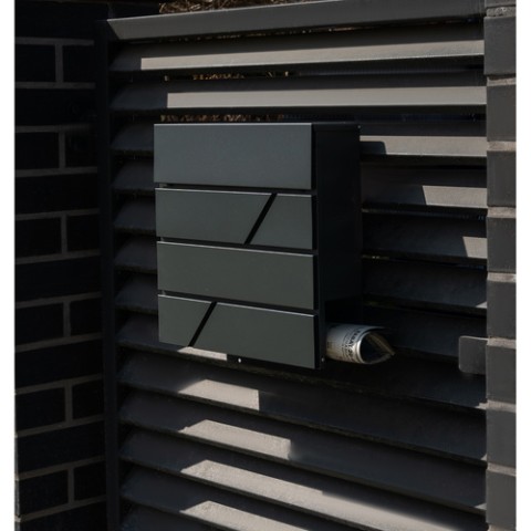 Pašto dėžutė S6238 – antracitinė