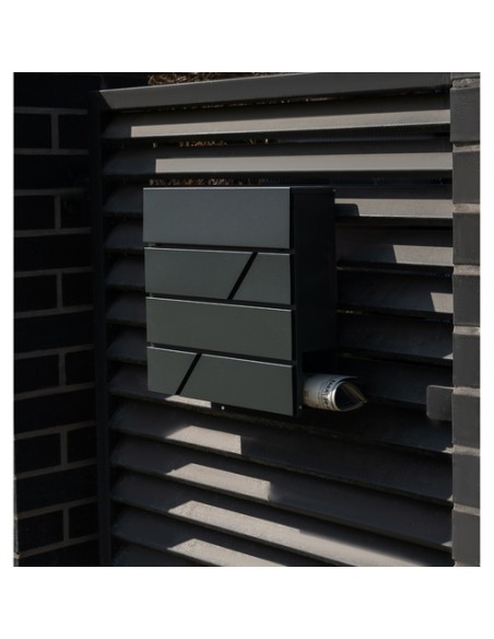 Pašto dėžutė S6238 – antracitinė