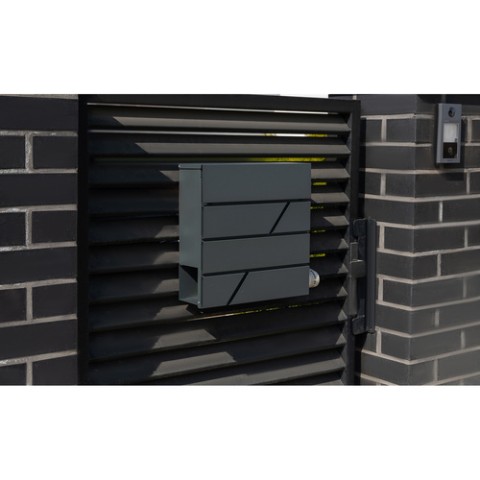 Pašto dėžutė S6238 – antracitinė