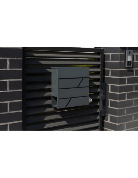 Pašto dėžutė S6238 – antracitinė