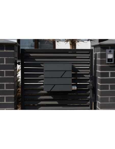 Pašto dėžutė S6238 – antracitinė