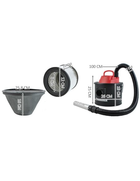 Pelenų dulkių siurblys ODK008-10L