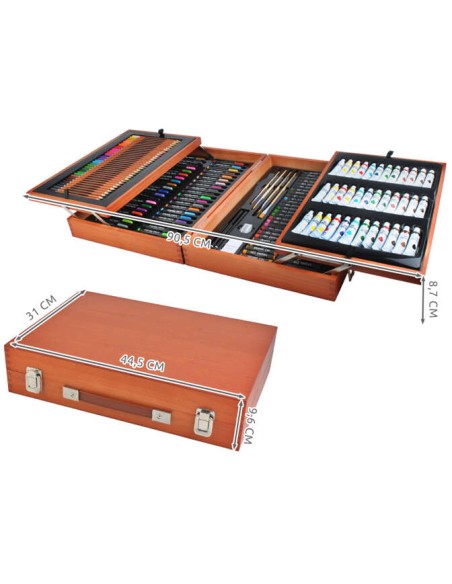 174 dalių dažymo rinkinys dėžutėje