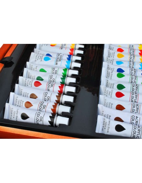 174 dalių dažymo rinkinys dėžutėje