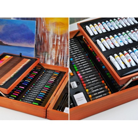 174 dalių dažymo rinkinys dėžutėje