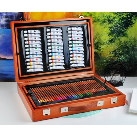 174 dalių dažymo rinkinys dėžutėje