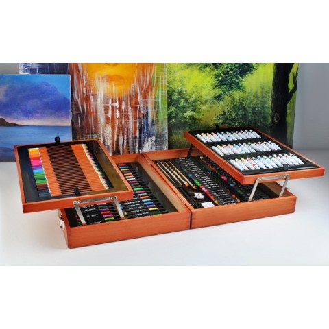 174 dalių dažymo rinkinys dėžutėje