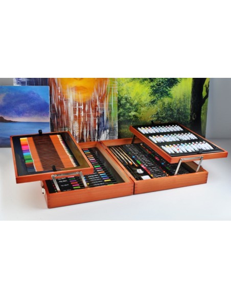 174 dalių dažymo rinkinys dėžutėje