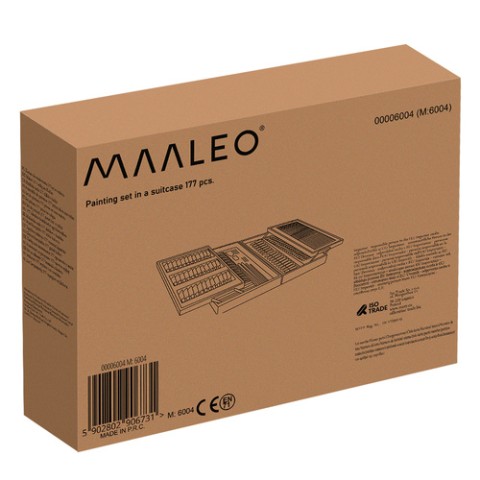 174 dalių dažymo rinkinys dėžutėje