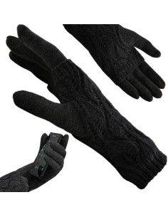 R6413 liečiamos pirštinės – juodos