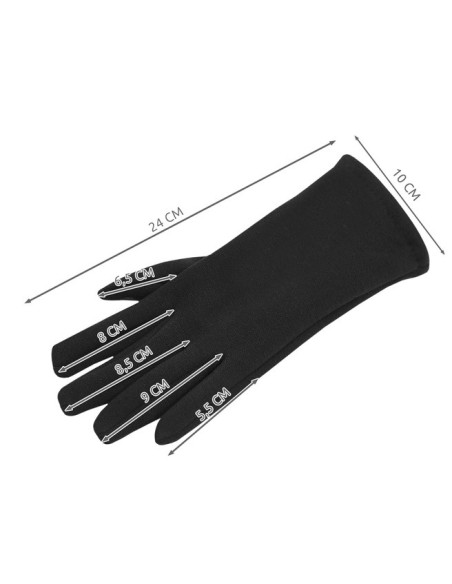 R6413 liečiamos pirštinės – juodos