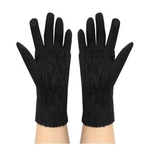 R6413 liečiamos pirštinės – juodos