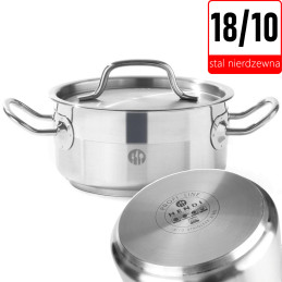 Profi Line žemas puodas su dangčiu 7,5 l sk. 280 x 120 h – Hendi 830505