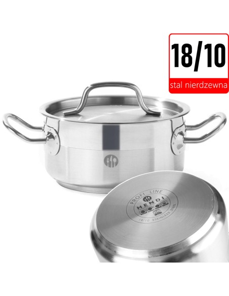 Profi Line žemas puodas su dangčiu 7,5 l sk. 280 x 120 h – Hendi 830505
