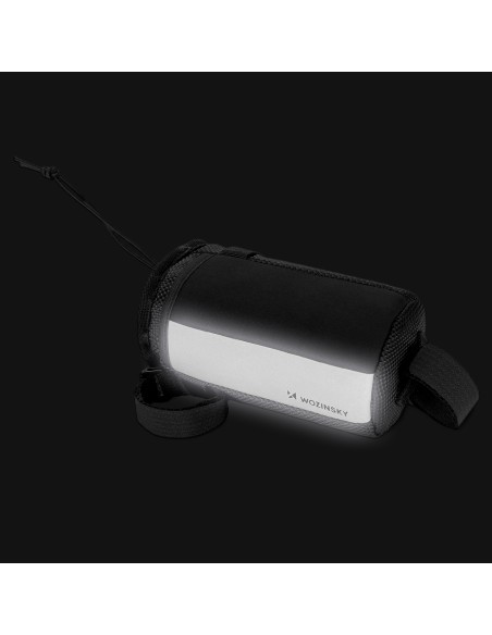 Terminio vandens buteliuko maišelis dviračiui ar paspirtukui 1 l juodas