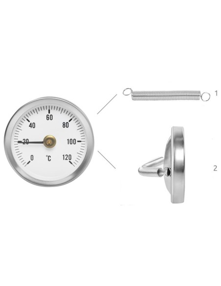 T8122 ciferblatas termometras