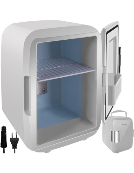 4L kelioninis šaldytuvas - baltas