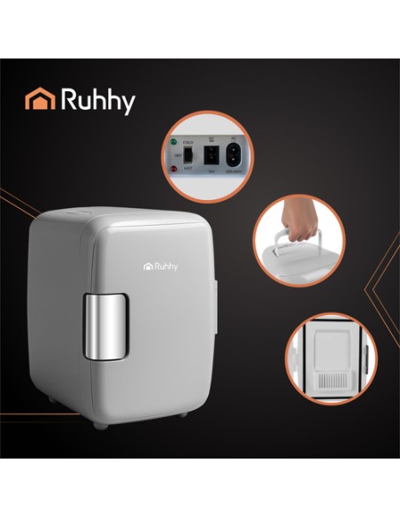 4L kelioninis šaldytuvas - baltas