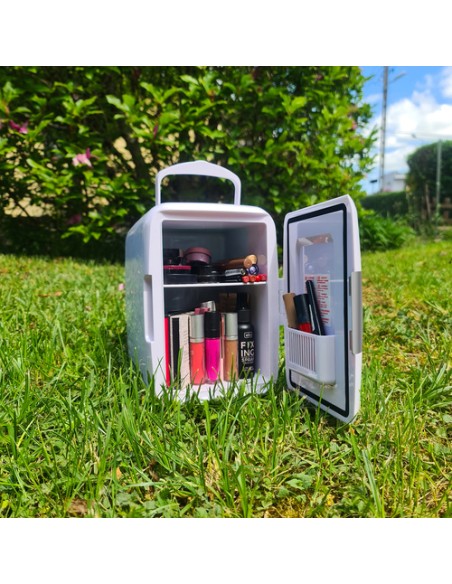 4L kelioninis šaldytuvas - baltas