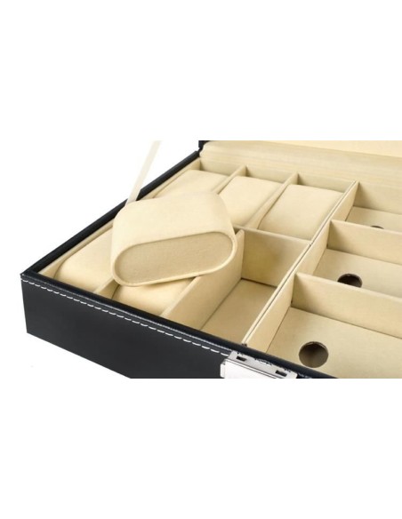 Laikrodžių ir akinių organizatorius, juodas