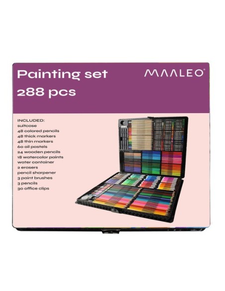 Tapybos rinkinys lagamine 288 vnt