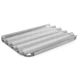 Bageto kepimo skarda 60x40cm 5 grioveliai - Hendi 808238