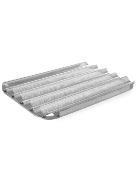 Bageto kepimo skarda 60x40cm 5 grioveliai - Hendi 808238 Bageto kepimo skarda 60x40cm 5 grioveliai - Hendi 808238