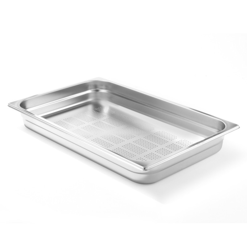 Perforuotas GN konteineris iš nerūdijančio plieno GN1/1 530x325mm aukštis 200mm - Hendi 802205 Perforuotas GN konteineris iš nerūdijančio plieno GN1/1 530x325mm aukštis 200mm - Hendi 802205