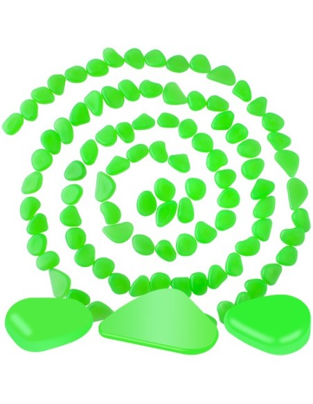 Švytintys akmenukai - 100 žalių rinkinys