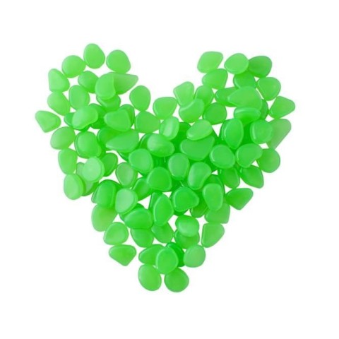 Švytintys akmenukai - 100 žalių rinkinys