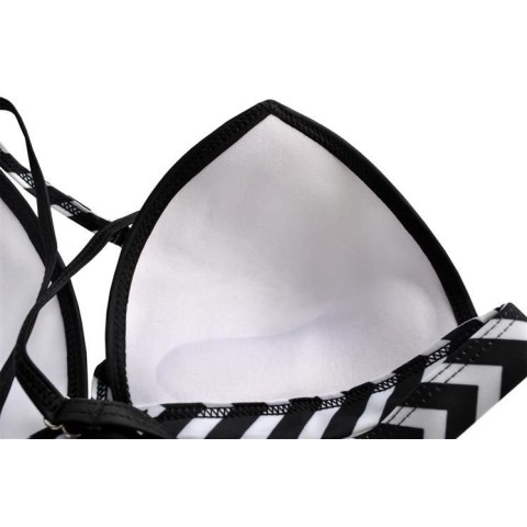 Maudymosi kostiumėlis aukštu liemeniu - S