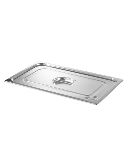 Profi Line GN konteinerio dangtelis su silikonine tarpine GN1/2 265x325mm nerūdijantis plienas - Hendi 802625