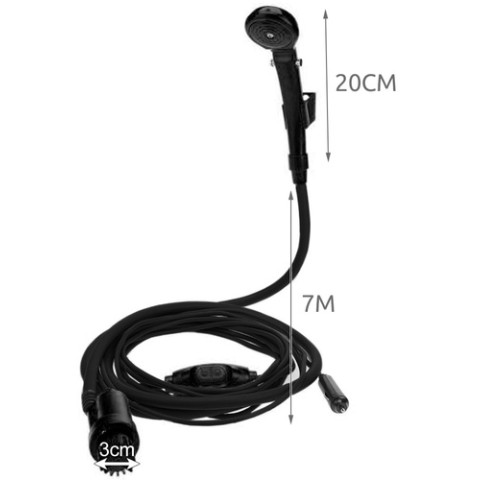 Nešiojamas kempingo dušas