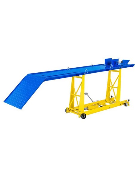 Platforminis keltuvas motociklų stalinis keltuvas motociklams su rampa 450kg 206 x 55 cm MSW MHB-450-780.1 Platforminis keltuvas motociklų stalinis keltuvas motociklams su rampa 450kg 206 x 55 cm MSW MHB-450-780.1