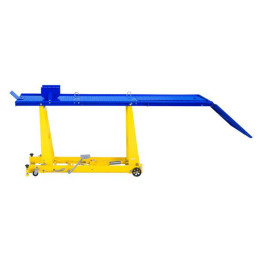 Platforminis keltuvas motociklų stalinis keltuvas motociklams su rampa 450kg 206 x 55 cm MSW MHB-450-780.1