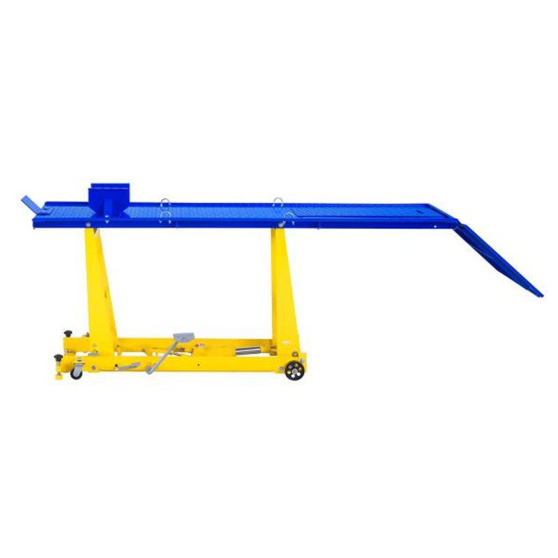 Platforminis keltuvas motociklų stalinis keltuvas motociklams su rampa 450kg 206 x 55 cm MSW MHB-450-780.1