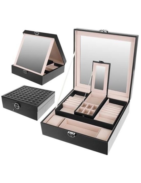 Papuošalų dėžutė - juoda Beautylushh