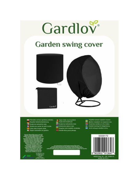 Dvigubas sodo krepšelio užvalkalas