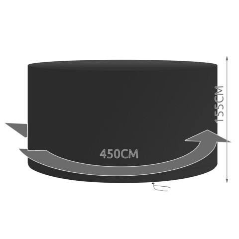 Dvigubas sodo krepšelio užvalkalas