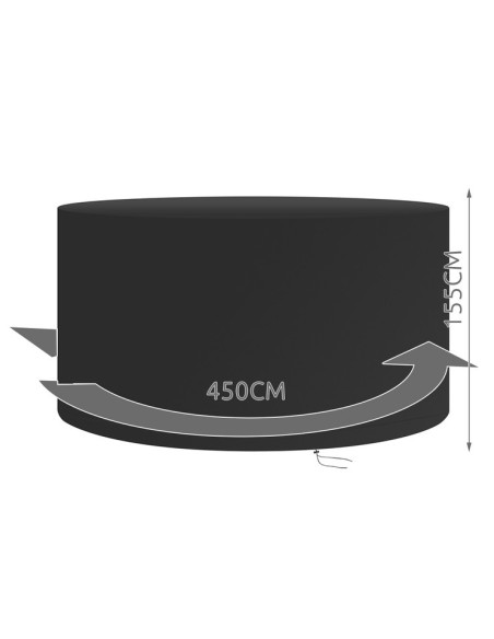 Dvigubas sodo krepšelio užvalkalas