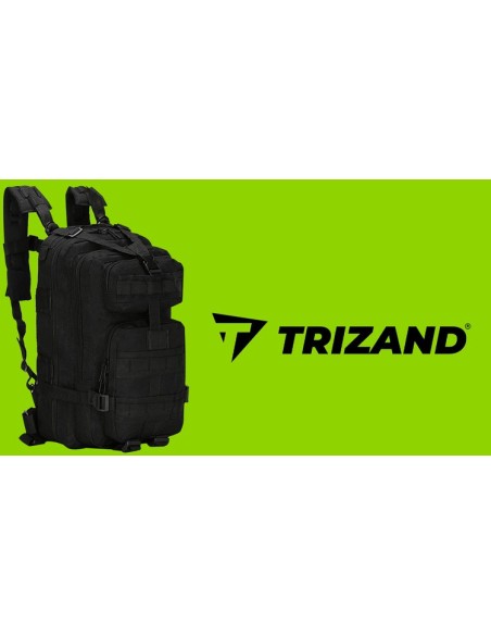 XL karinė kuprinė, juoda