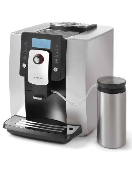 One Touch automatinis kavos virimo aparatas su pieno talpa 600ml SILVER Hendi 208984