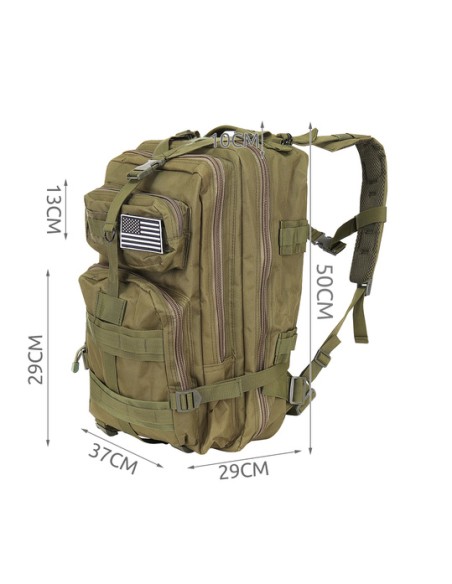 XL karinė kuprinė, žalia