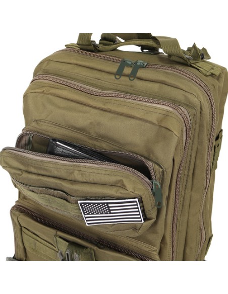 XL karinė kuprinė, žalia