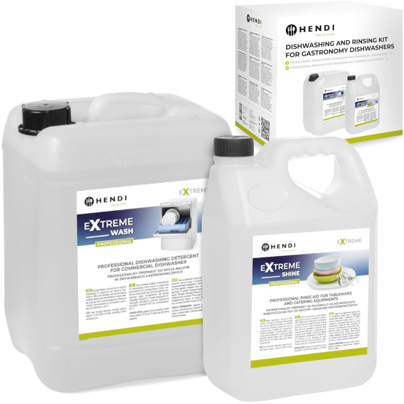 Plovimo ir skalavimo skystis viešojo maitinimo indaplovėms SET 10L + 5L