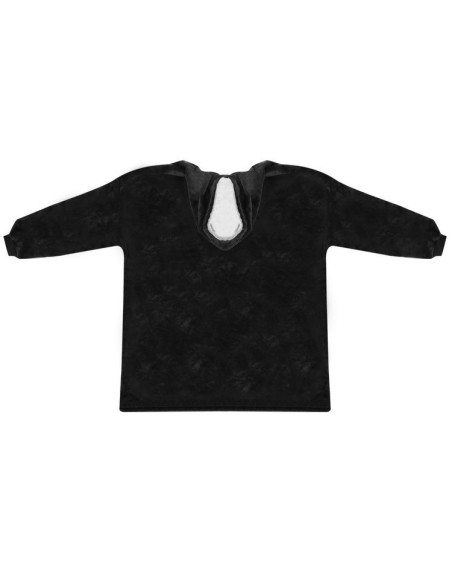 XXL megztinis - juoda antklodė