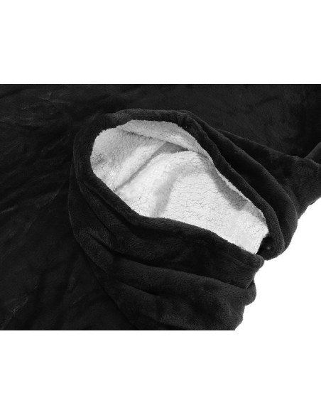 XXL megztinis - juoda antklodė